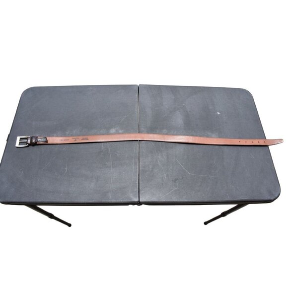 Men's Brighton Brown Leather Belt 34 - Picture 6 of 6